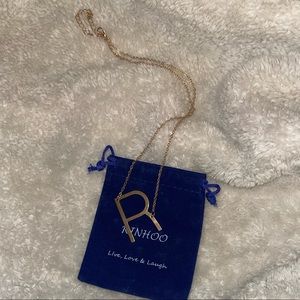 Letter R necklace